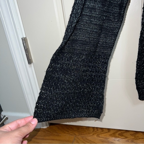 Know Rose Dark Green Ruffle Shoulder Cotton and Wool Blend Knit Sweater Size XXL - Picture 6 of 13